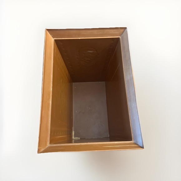 Vintage Fleur De Lis Max Klein Wastebasket - Picture 3 of 5